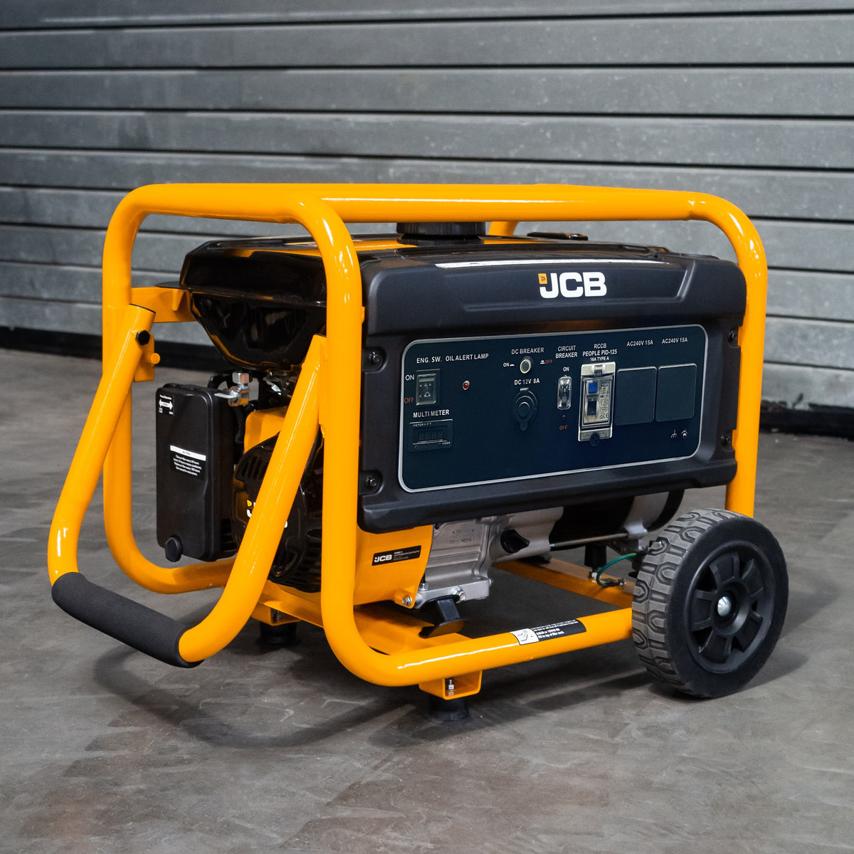 JCB TOOLS 3.6KW PETROL GENERATOR WITH WHEEL KIT AUS