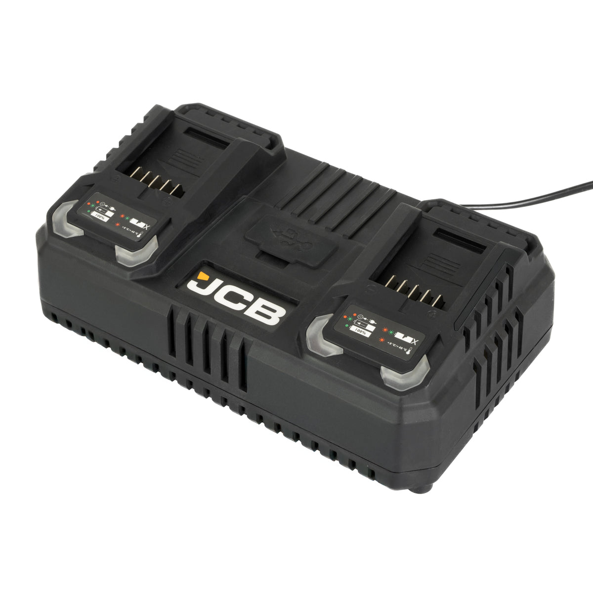 JCB TOOLS 4.5A DUAL FAST CHARGER