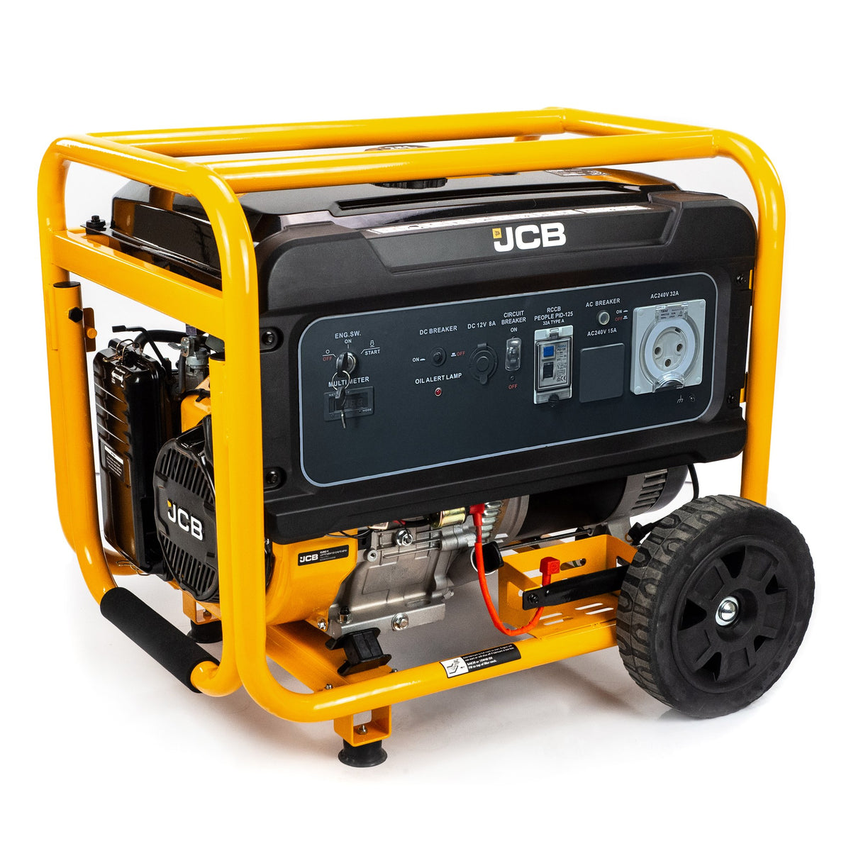 JCB TOOLS 7.9KW PETROL GENERATOR WITH WHEEL KIT AUS