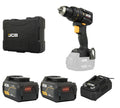 JCB TOOLS PROFESSIONAL 18V COMPACT COMBI DRILL 75Nm 5.0AH KIT - 2X 5.0AH, 1x 4.5A CHARGER