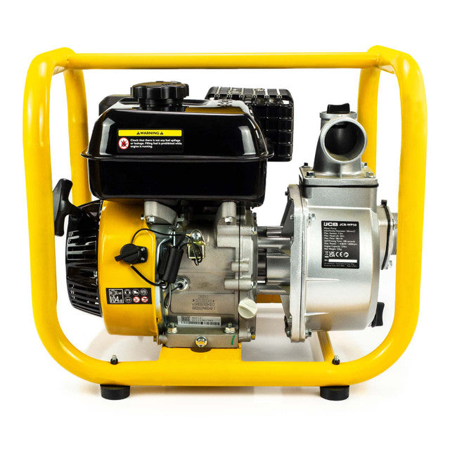 JCB TOOLS PETROL FRESH WATER PUMP 224CC RECOIL START 4-STROKE ENGINE 50MM INLET OUTLET