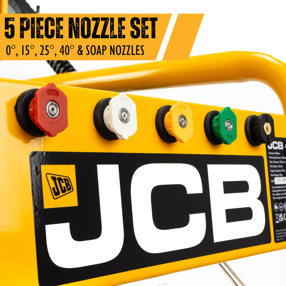 JCB TOOLS 457CC 4000PSI PETROL PRESSURE WASHER AR TRIPLEX PUMP