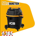JCB TOOLS 230V 34L L-CLASS SILENT WET & DRY VACUUM